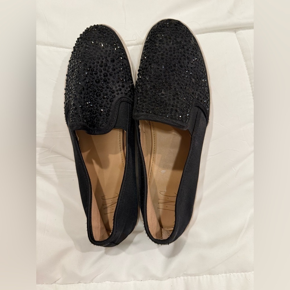 **✨ INC Sammie Slip-On Sneakers – Black Sparkle – Size 9.5 ✨** - Picture 3 of 6